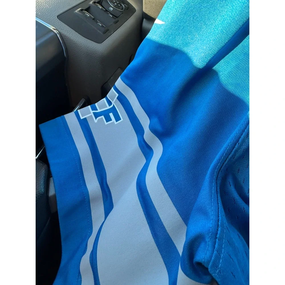 Detroit Lions Jersey Nike NFL On Field Mens XL Blue T.J. Hockinson‎ Football